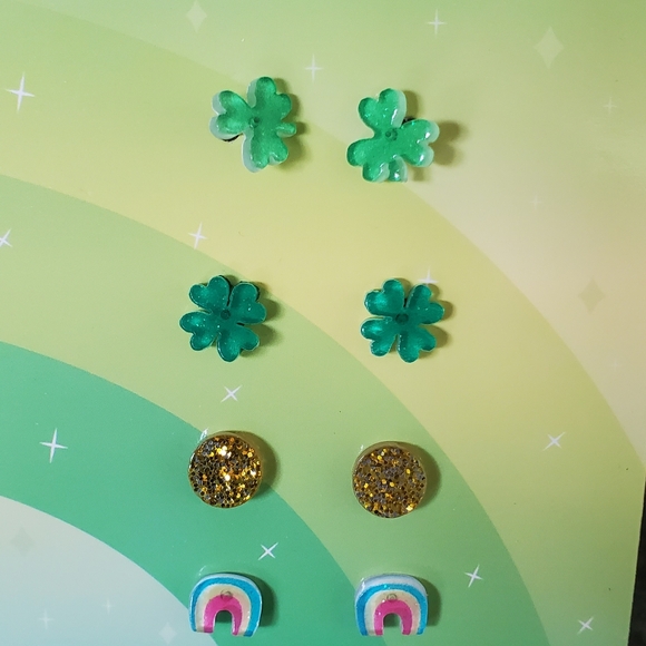 Saint Patrick's Day earrings - Picture 1 of 2